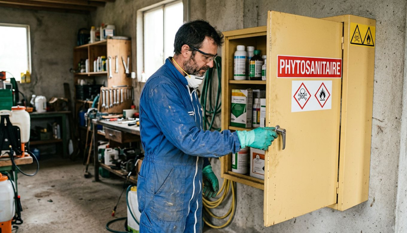Stockez sans risque, pensez armoire phytosanitaire dès la première intervention